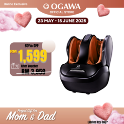 [Apply Code: 2GT20] OGAWA EliteX 3D Foot Reflexology/Foot Massager* (ORANGE)